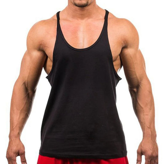 2023 New Bodybuilding Brand Jogger Gym Singlet Training Bodybuilding Tank Top Vest Shirt Sleeveless Fitness Cotton Shirt For Men Peaceful Pleasures Health and Wellness