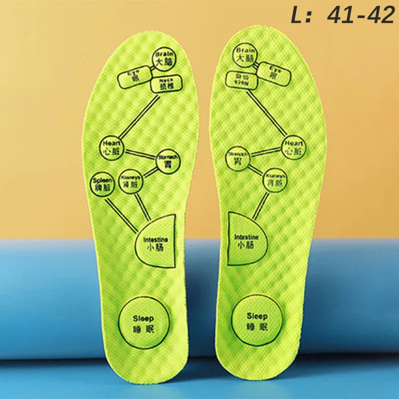 Acupressure Shoe Insoles – Soft, Breathable & Odor-Control