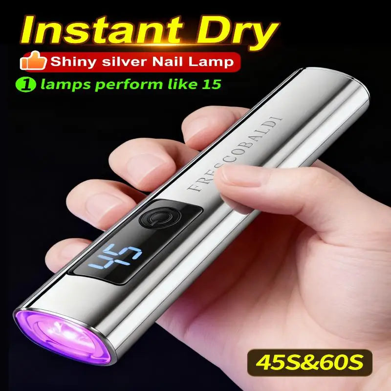 Mini Handheld UV LED Nail Lamp | Portable Gel Nail Curing Light