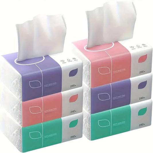 High-quality Four Layer Paper 240 Sheets Per Sheet Suitable Facial Peaceful Pleasures Health and Wellness