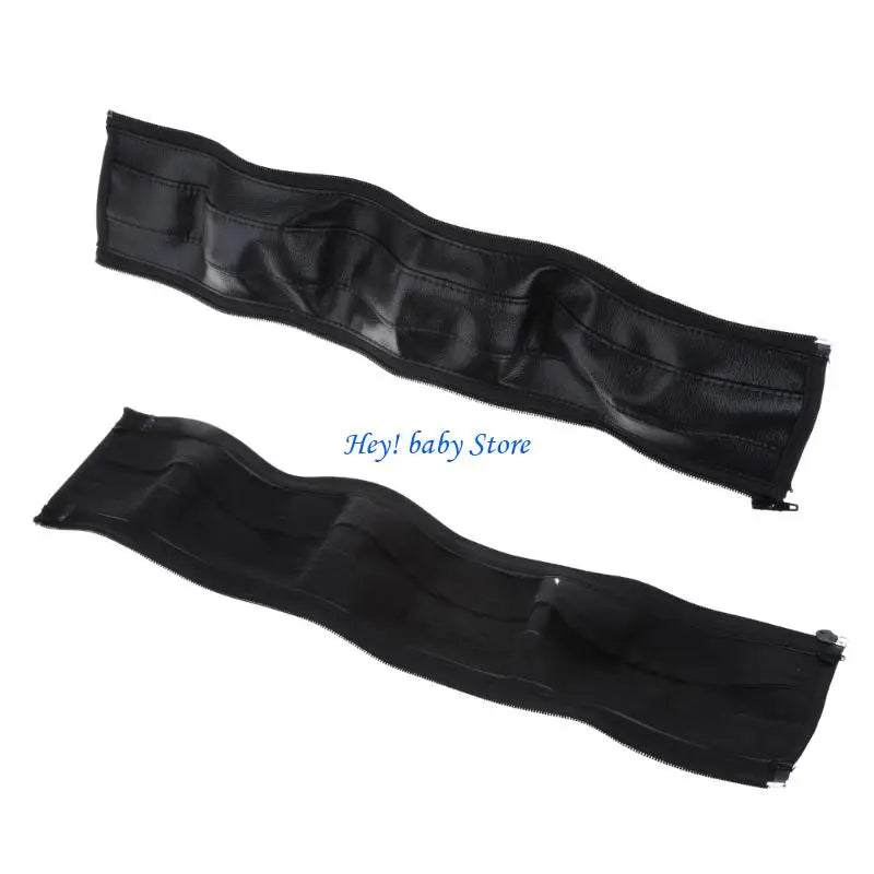 PU Leather Stroller Armrest Cover with Zipper | Baby Pram