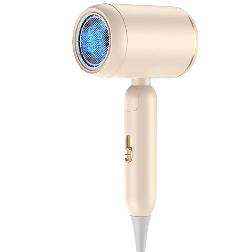 Foldable Portable Hair Dryer for Women & Men | Travel & Home Portable Hair Dryer Peaceful Pleasures Health and Wellness China Mainland Khaki
