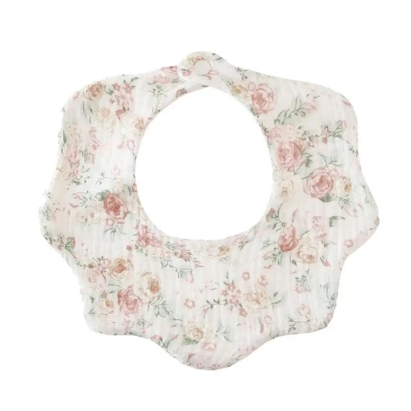 Cotton Bandana Baby Bib | Floral Teething & Drooling Bib