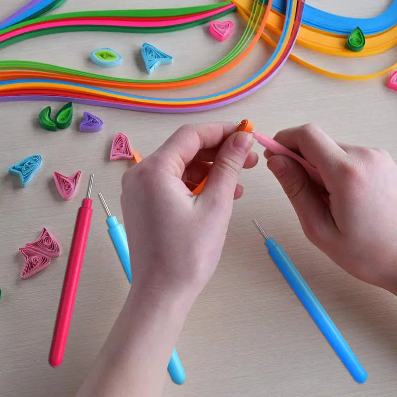 Paper Quilling Tools Kit Sets Art Crafts Scrapbooking Handmade Crafts Paper Decoration Tool Quilling Kits Slotted Needle Tools Peaceful Pleasures Health and Wellness