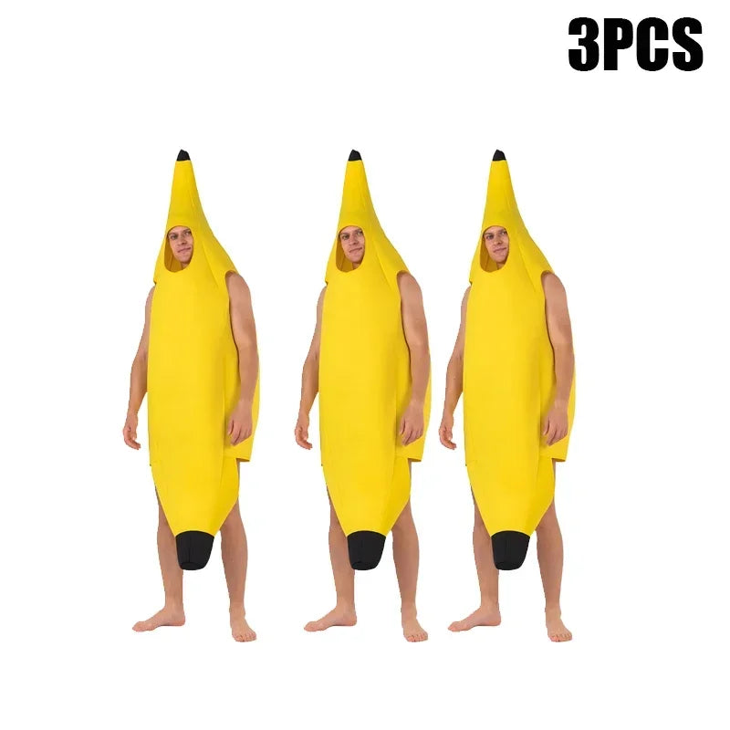 Kids Banana Costume | Halloween Fruit Outfit & Parent-Child Set