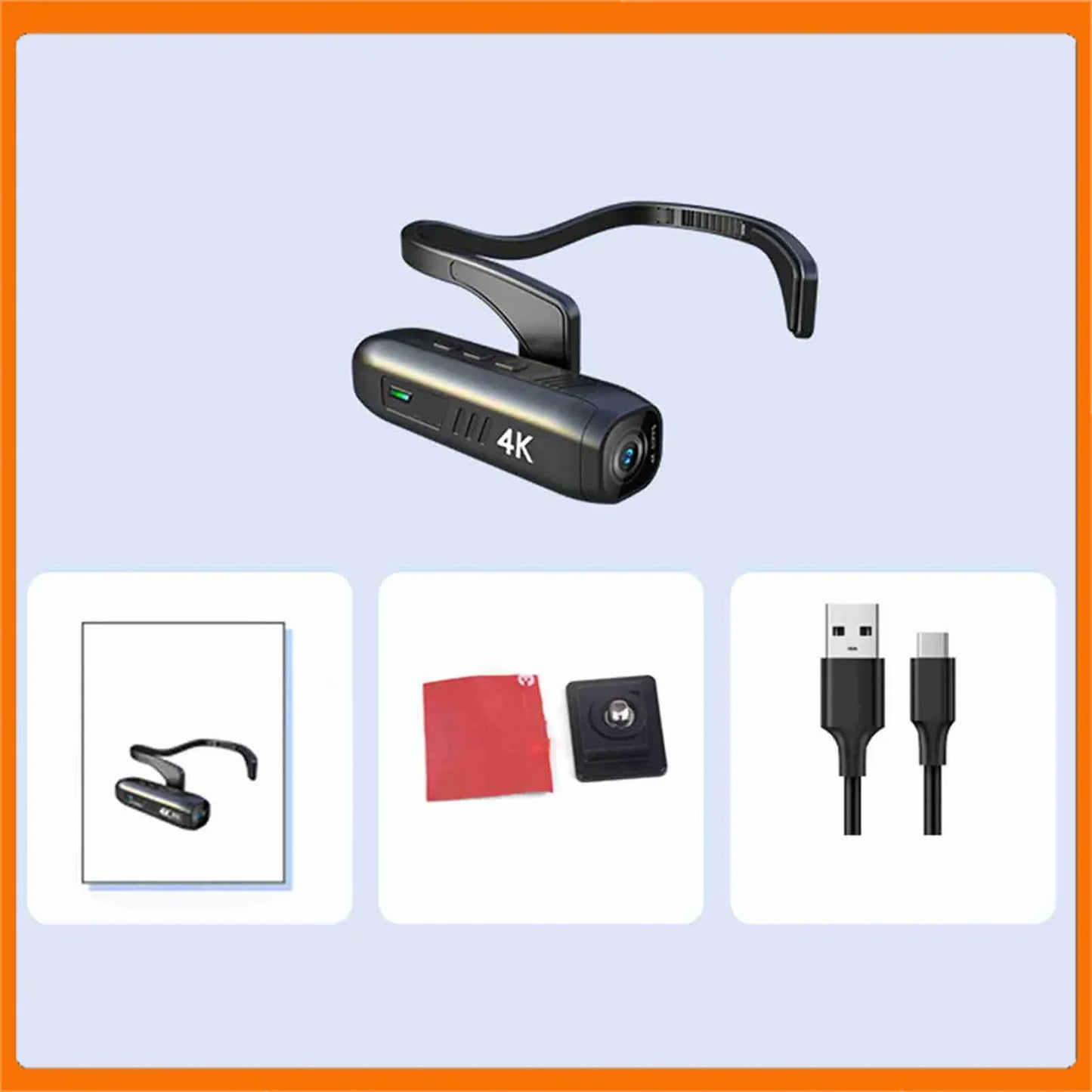 4K 30FPS Anti Shake 120 Wide Angle Lens Video Camera Head Mounted
