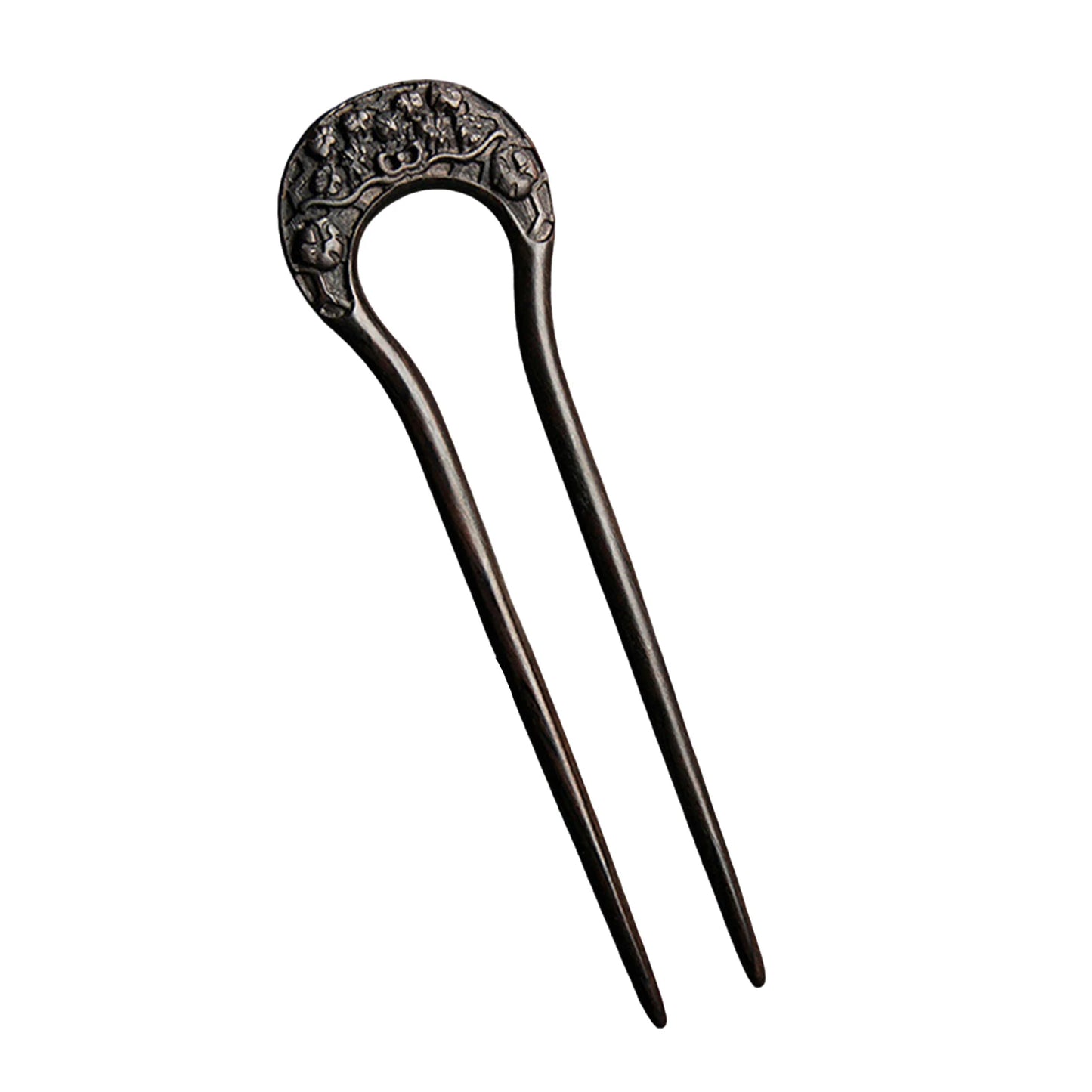 Chinese Style U shaped Hairpin Handmade French Hairpin Two Prong Hair Clip for Hair DIY Accessory Hair Styling Peaceful Pleasures Health and Wellness