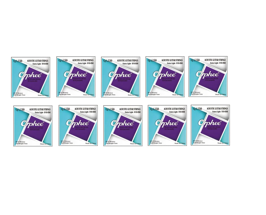 Guitar Accessories Orphee Strings Phosphor Bronze QA Folk 1-6 Acoustic