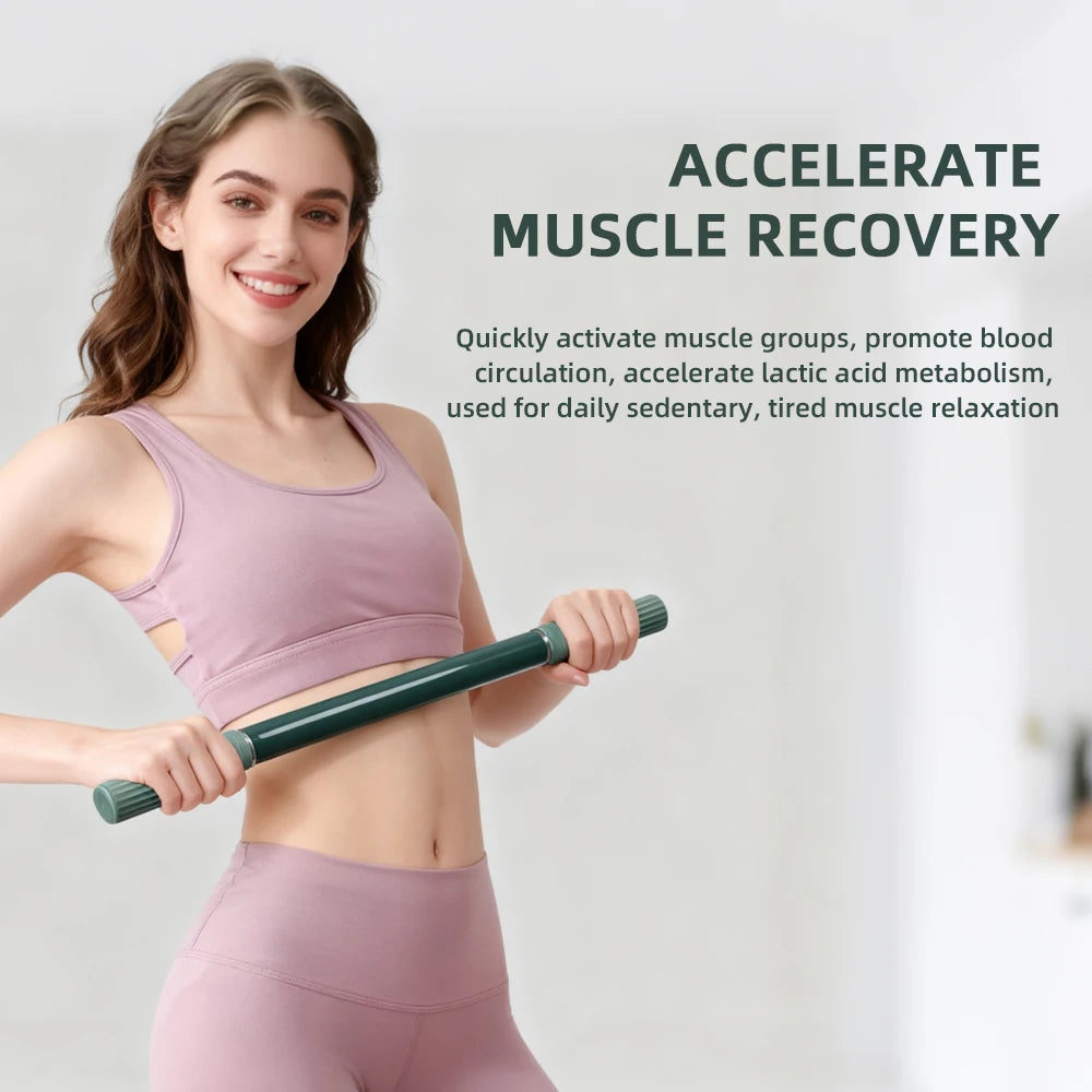 Yoga Stick For Stretching Relaxation Tool Roller Hunchback Corrector Open Back Standing Training Stick for Fitness Accessories Peaceful Pleasures Health and Wellness