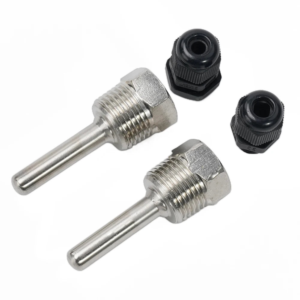 Temperature Sensor Housing 1 2 Teeth Blind Tube Stainless Steel Probe