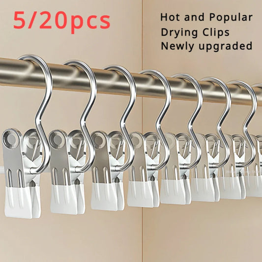 Wardrobe Wardrobe Organizer Clothes Laundry Portable Hangers Stainless Steel Clothespins Assembly Closet for Clothes Hanger Home Peaceful Pleasures Health and Wellness