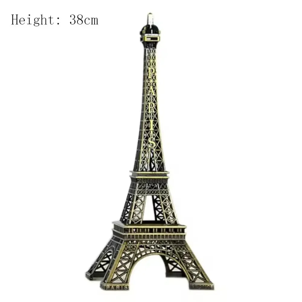 Bronze Metal Eiffel Tower Model Statue – 7 Sizes with Gift Box