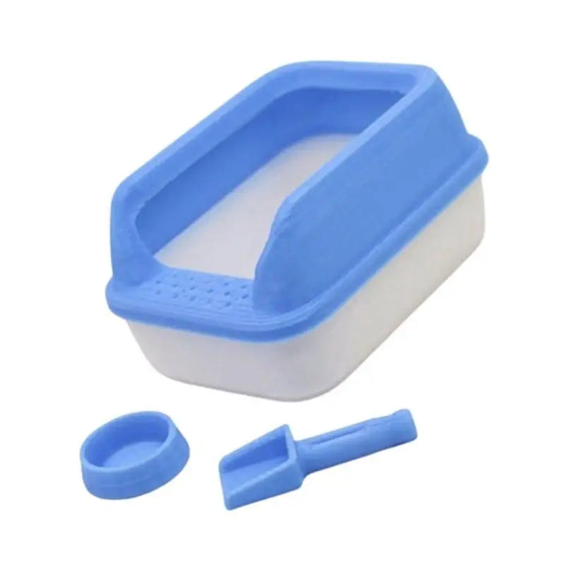 1:12 Dollhouse Miniature Pet Litter Box Set – Cat Playset