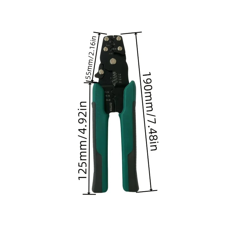 Multifunctional Crimping Pliers – Wire Stripper & Network Tool Peaceful Pleasures Health and Wellness