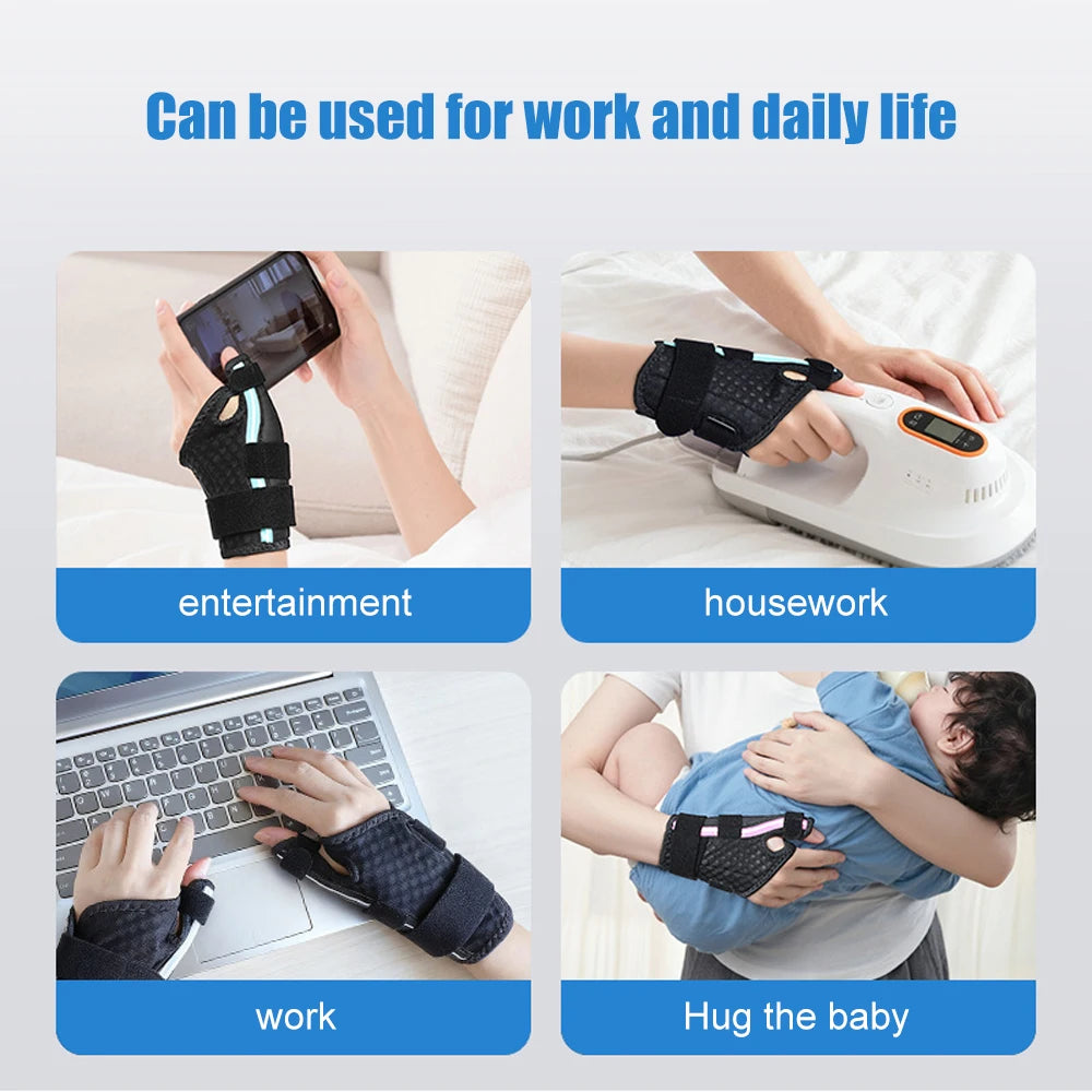 1PCS Thumb Brace for Right & Left Hand,Reversible Thumb Splint for Arthritis Pain,Thumb Stabilizer for Sprains,Tendonitis Relief Peaceful Pleasures Health and Wellness