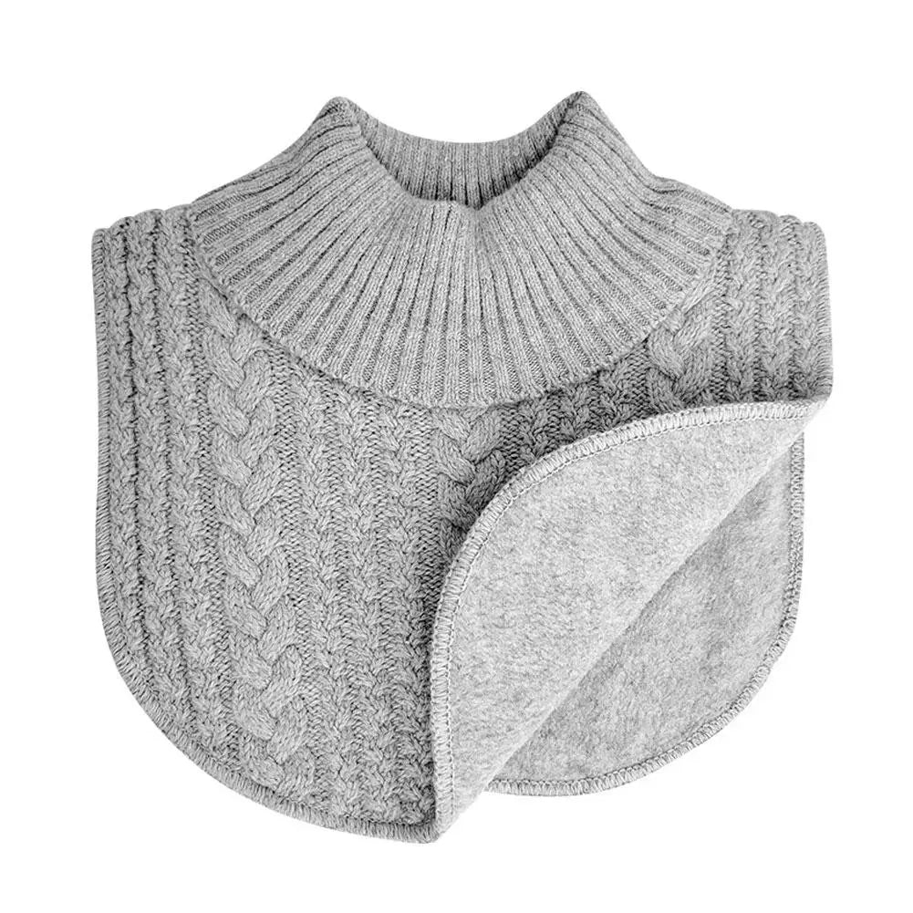 Kids Detachable Knit Neck Warmer | Winter Fake Collar Scarf Kids Neck Warmer Peaceful Pleasures Health and Wellness A