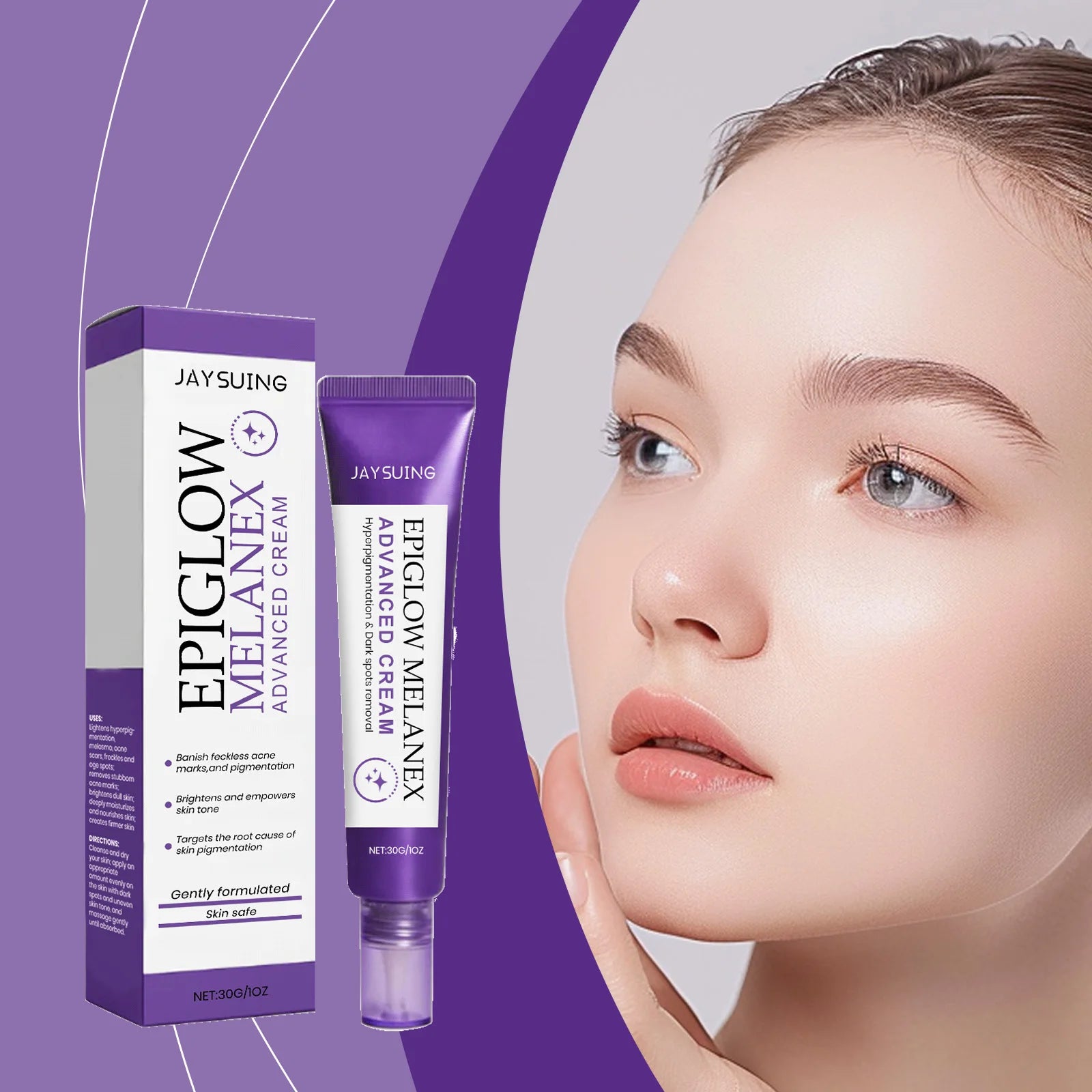 Removing Spots Cream Anti-Aging Lighten Melasma Melanin Pigmentation Moisturize Brighten Even out Skin Anti-Freckle Face Cream Peaceful Pleasures Health and Wellness