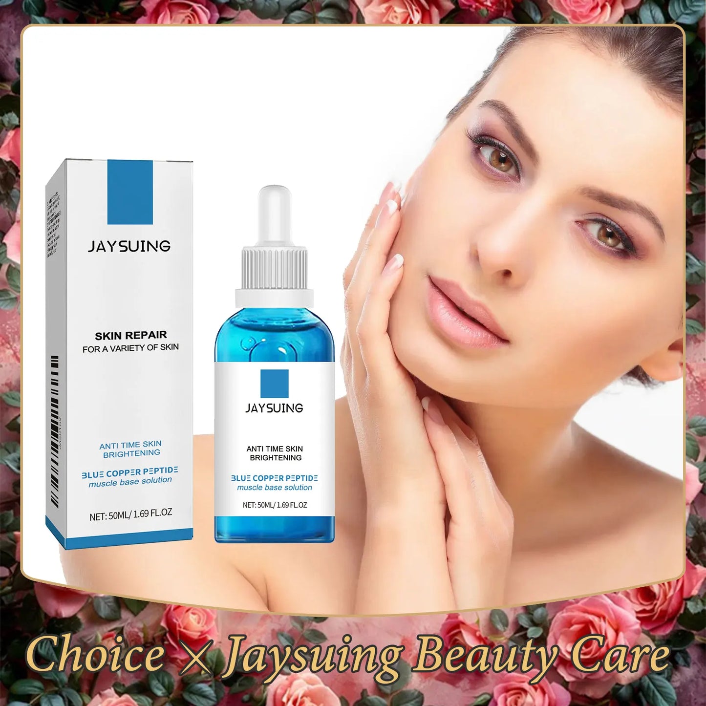 Blue Copper Peptide Face Serum – Hydrate, Firm & Brighten