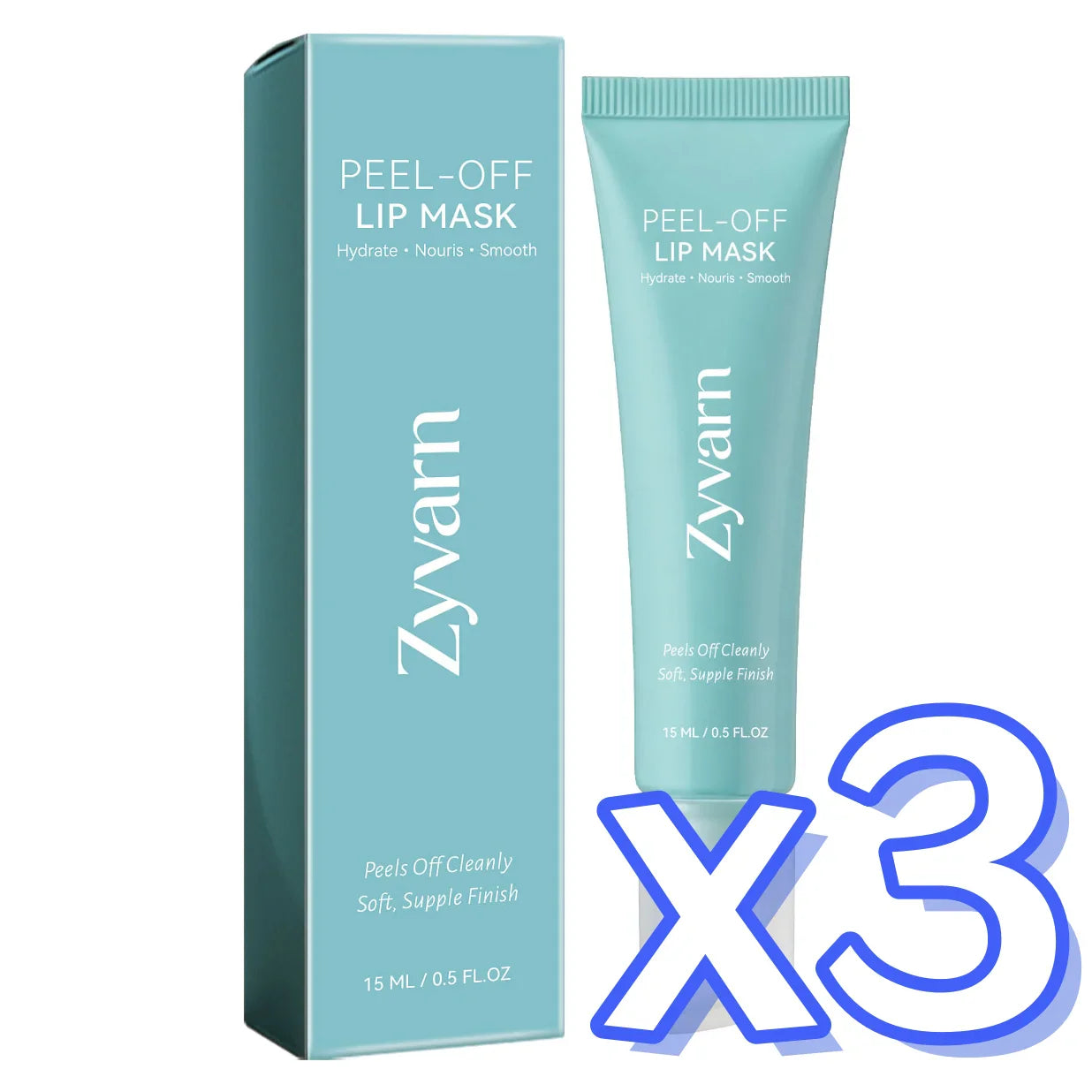 ZYVARN Hydrating Peel-Off Lip Mask – Exfoliate & Moisturize