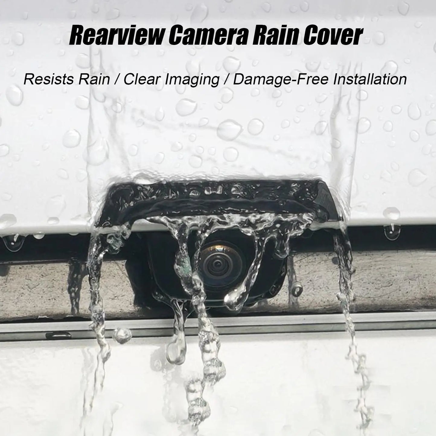 1Pcs 360 Degree Car Rear Camera Cover Rainproof Dust Shield Protection Auto Safety Bike Trailers RV Truck Outdoor Supplies Peaceful Pleasures Health and Wellness