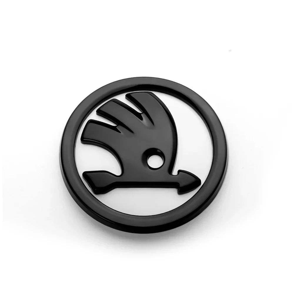 Skoda Hood Trunk Badge Emblem 80/90/100mm ABS Sticker