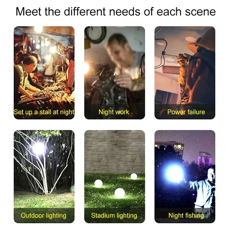 USB Rechargeable LED Camping Lantern – Portable Emergency Light