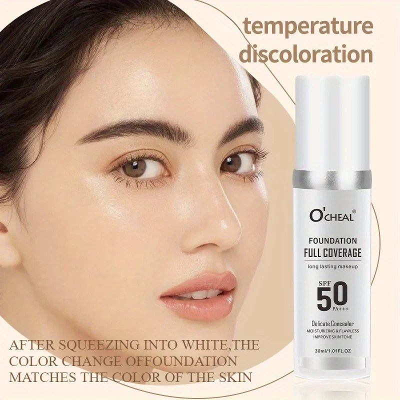 Magic Temperature-Changing Liquid Foundation | All-Day Wear