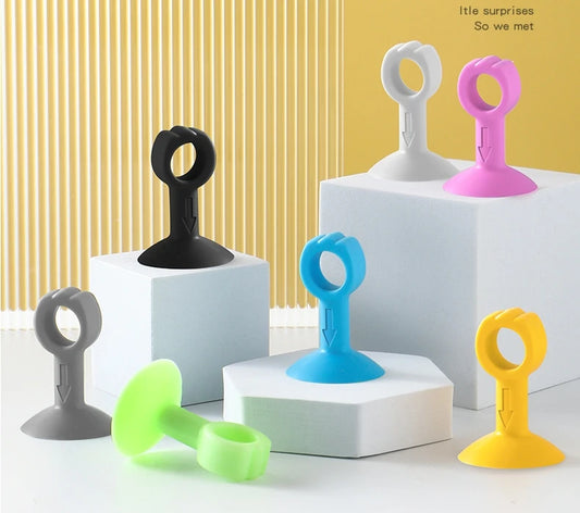 Silicone Suction Cup Door Stoppers & Wall Protectors Silicone Door Stopper Peaceful Pleasures Health and Wellness