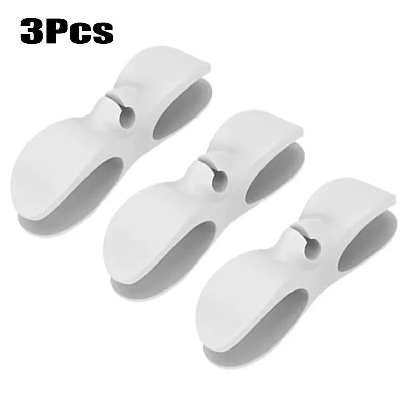 Silicone Cable Winder Cord Organizer Clips for Kitchen 3/6 Pcs
