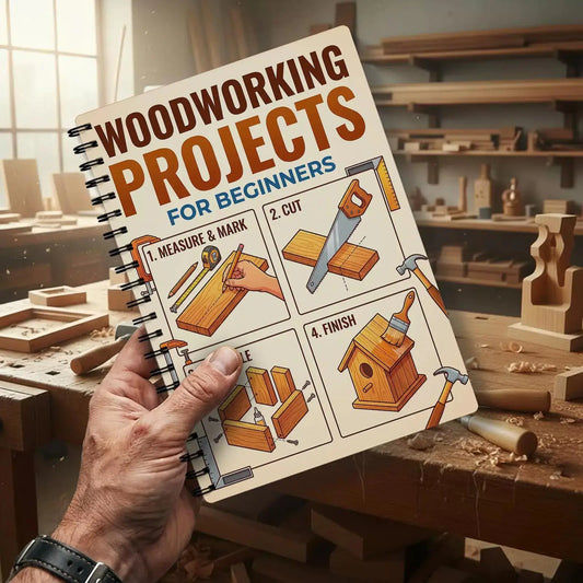 Woodworking Projects Book Beginners Simple Practical Step-by-step Peaceful Pleasures Health and Wellness