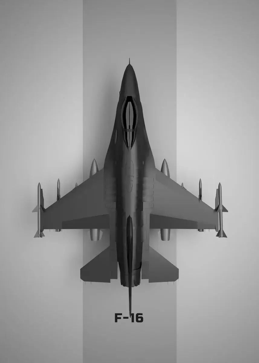 Military Aircraft Canvas Wall Art – F-22 Raptor, Rafale Poster