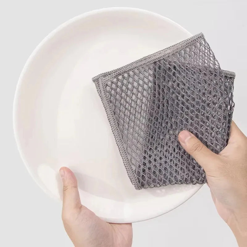 Non-Scratch Wire Dishcloth – Reusable Steel Wool Scrubber