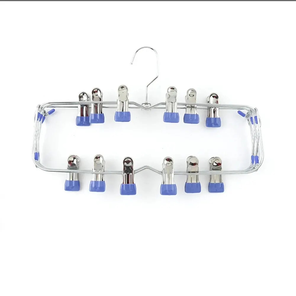 Multi Functional Folding Multi-Layer Pants Rack, Pants Hanger, Household Anti Slip And Seamless Wardrobe Storage Tool Peaceful Pleasures Health and Wellness