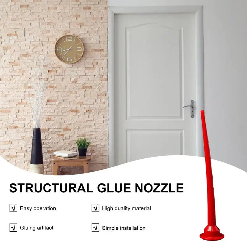 Caulking Gun Nozzles Plastic Glue Nozzles Lengthen Caulking Gun Tip Sealing Caulking Tip Replacement Universal Construction Tool Peaceful Pleasures Health and Wellness