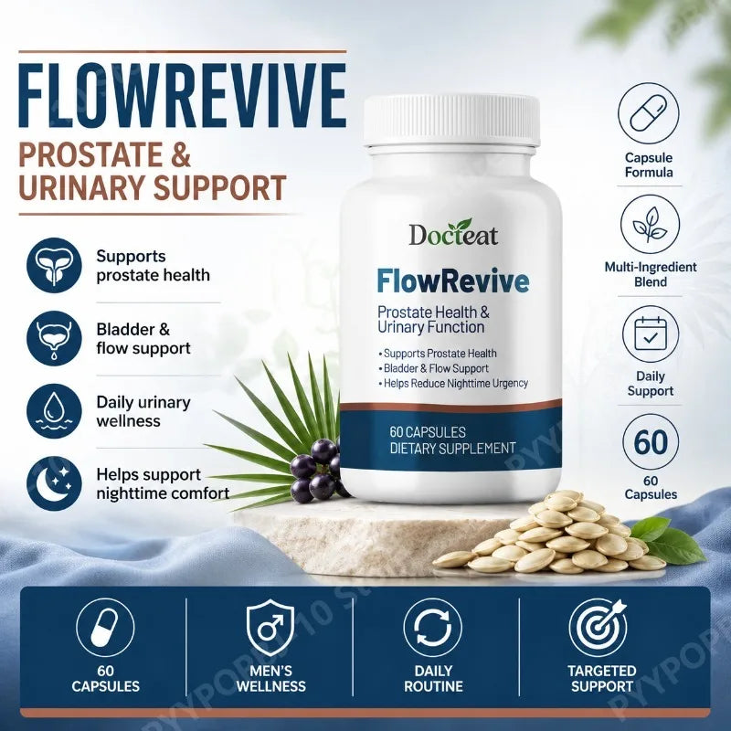 Prostate Support Supplement | Saw Palmetto, Beta-Sitosterol 60 Caps