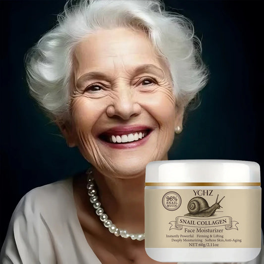 Snail Mucin 96% & Collagen Cream 60g – Korean Moisturizer Snail Mucin Face Cream Oasis Select