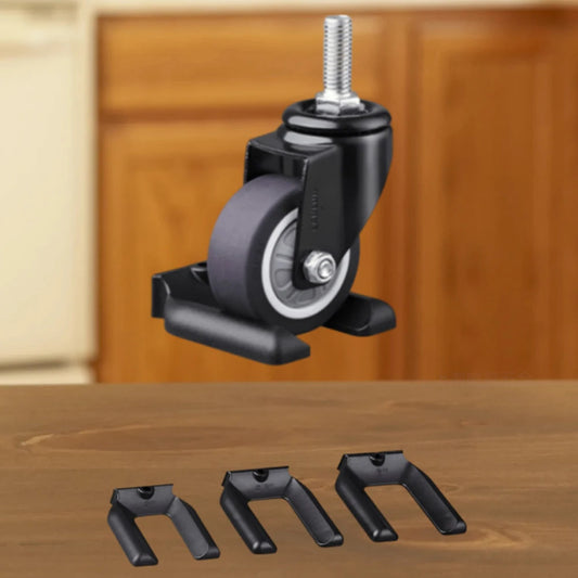 Plastic Furniture Coasters Chair Wheel Stopper Roller Feet Legs Peaceful Pleasures Health and Wellness