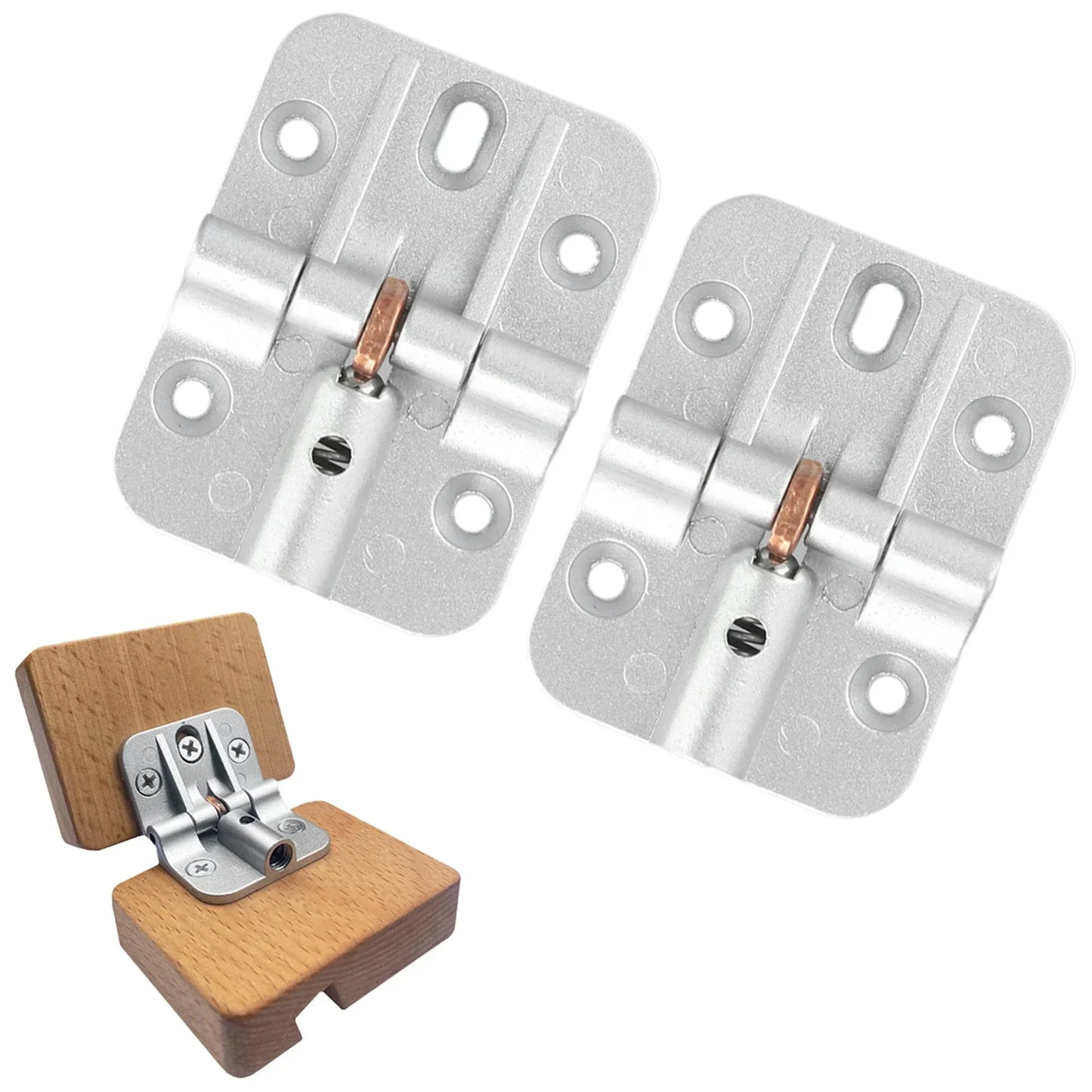 180° Locking Zinc Alloy Hinge for Folding Tables & Doors