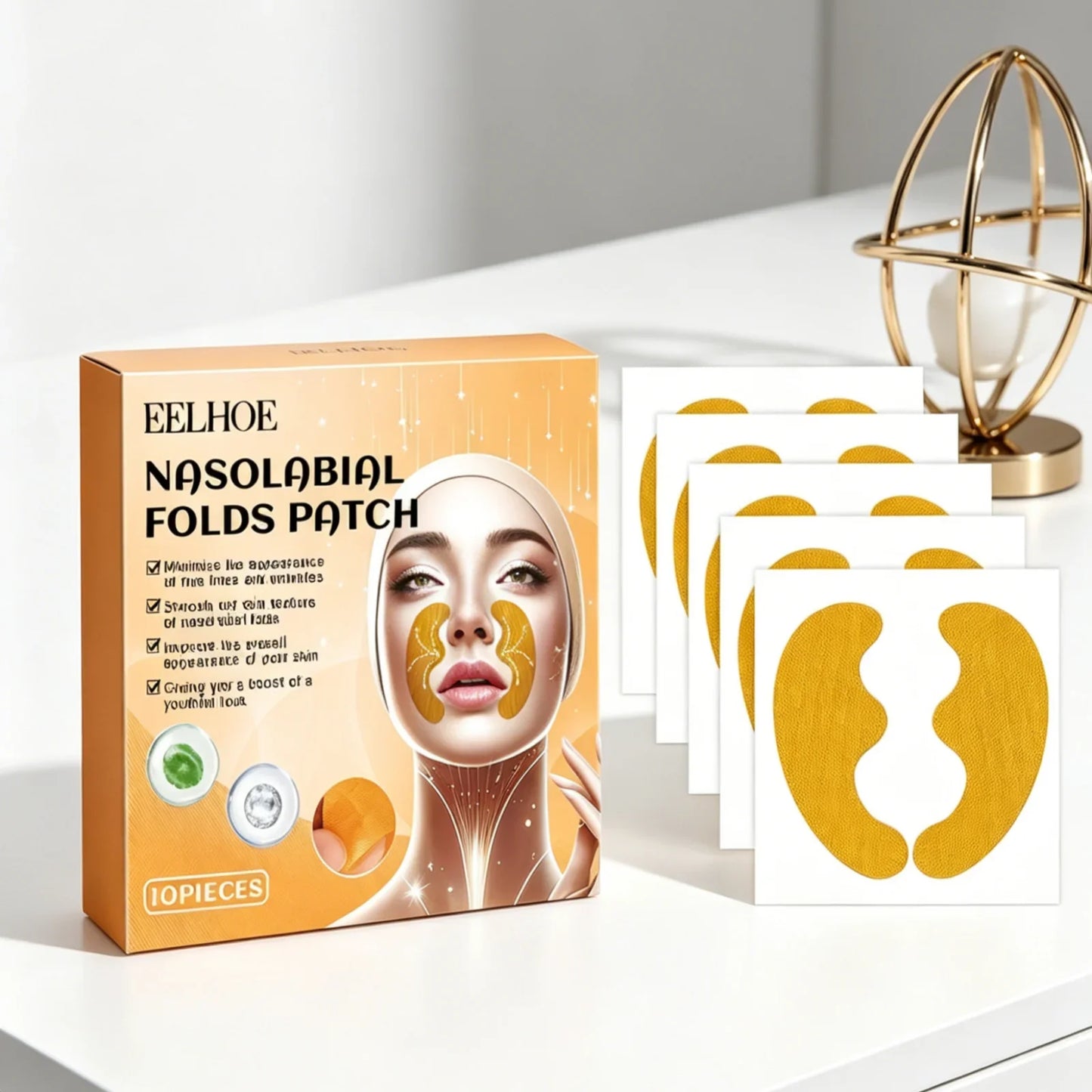 EELHOE Nasolabial Fold Patches – Anti-Wrinkle & Skin Firming