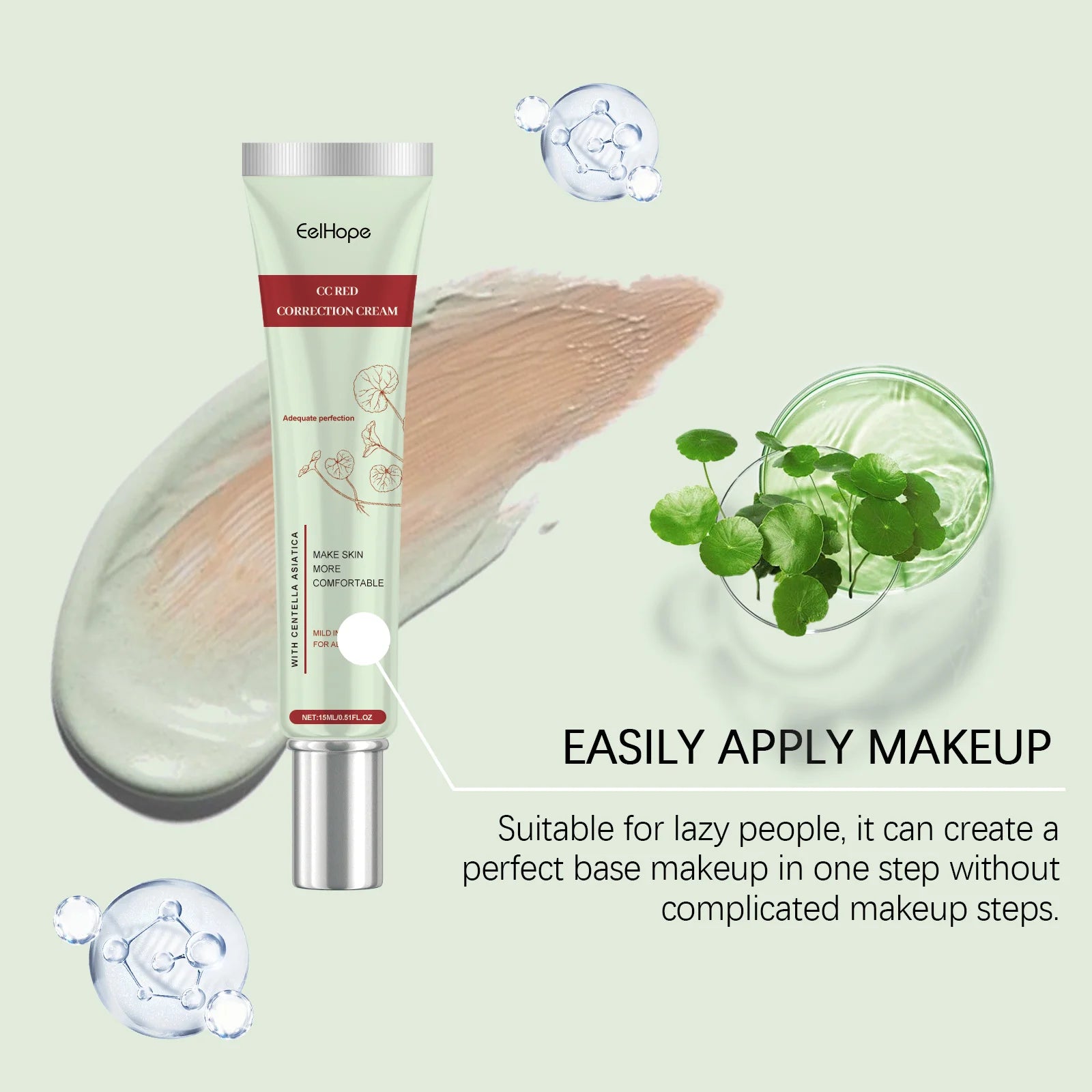 Cc Cream Foundation Brighten Skin Tone Even Skin Tone Natural Nude Makeup Hydrating Concealer Foundation Whitening Face Cosmetic Peaceful Pleasures Health and Wellness