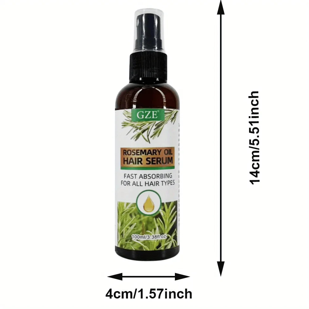 GZE Rosemary Oil Hair Serum Mist – Heat Protection & Repair Hair Serum Mist Peaceful Pleasures Health and Wellness ROSEMARY OIL SERUM
