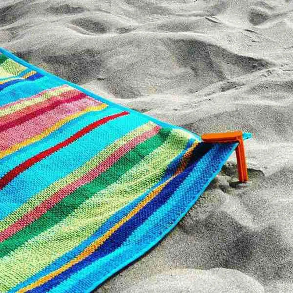 A36T-Beach Towel Clip Camping Mat Clip Outdoor Clothes Pegs For Sheet Holder Towel Clips Clamp For Beach Towels Towel Clip Peaceful Pleasures Health and Wellness