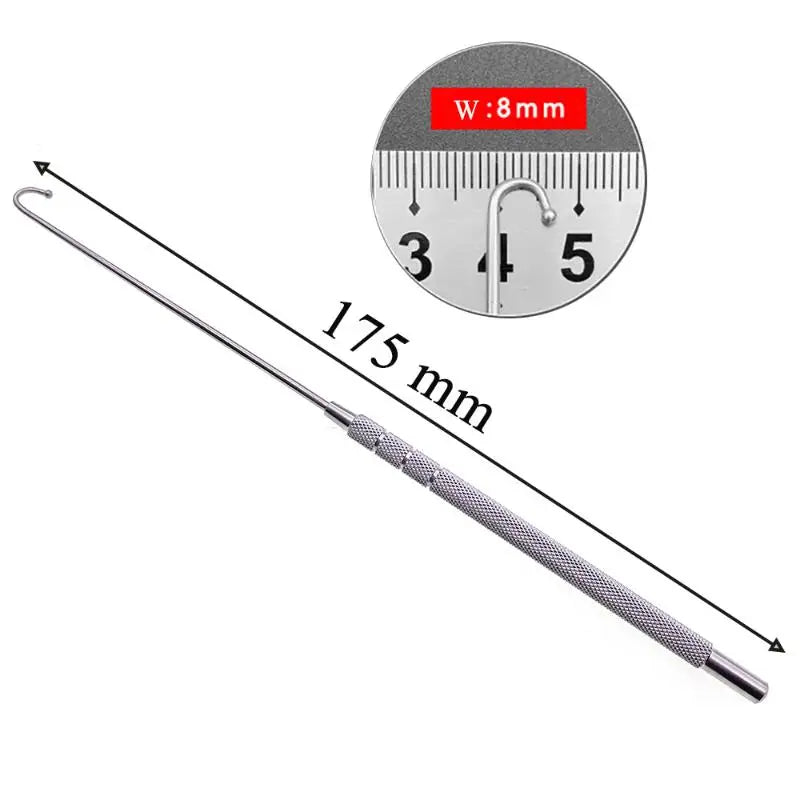 Spay Hook Surgical Instrument – Ball Tip, Stainless Steel, Multi-Size