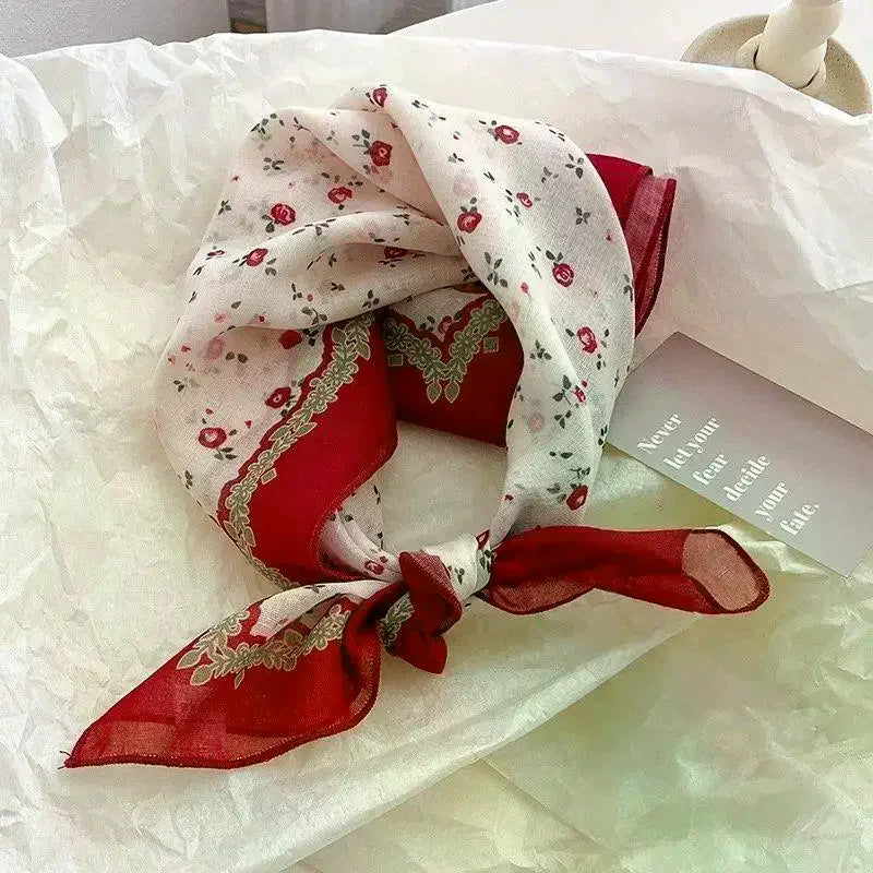 Vintage Floral Headscarf – Women's Bandana & Hair Wrap