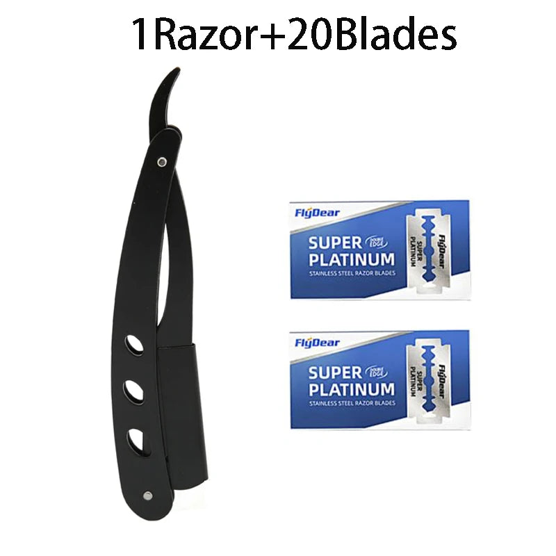 Men's Folding Straight Razor – Sharp Stainless Steel Blade