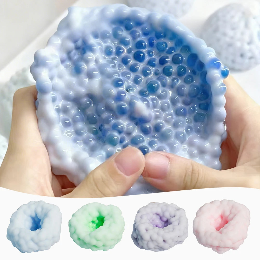 Crunchy Squishy Fidget Stress Ball – Squeeze Toy for All Ages