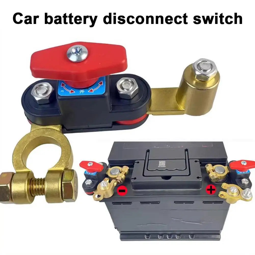 12V 24V Car Battery Disconnect Switch | Bidirectional Rotary