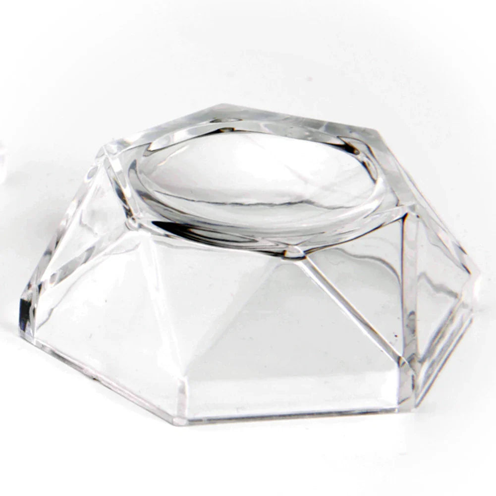 Acrylic Hexagon Crystal Ball Display Stand – S/M/L Sphere Base