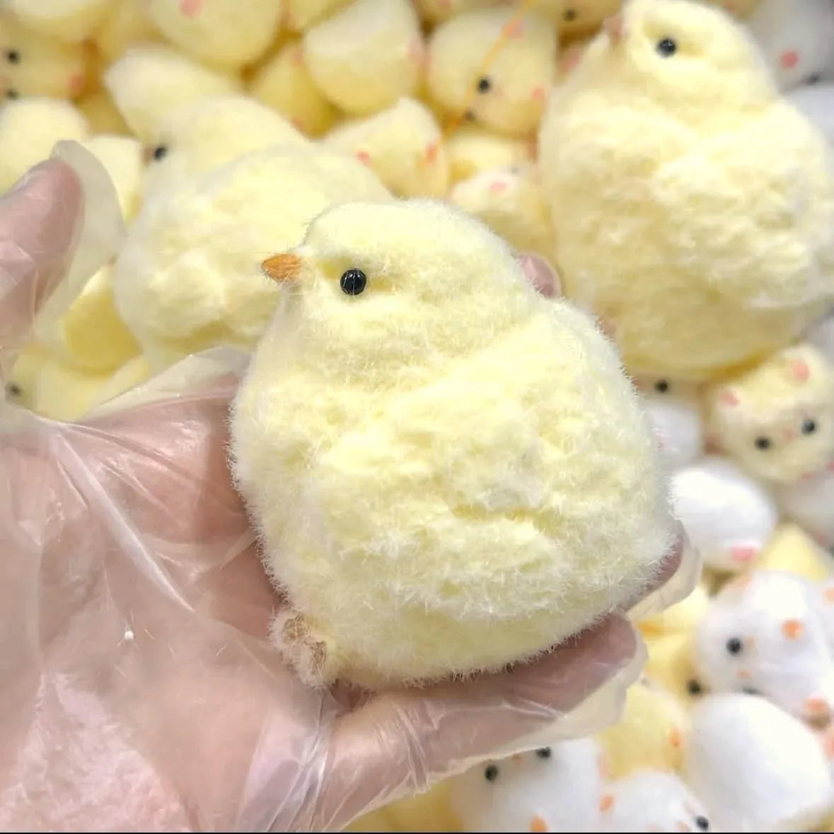 Handmade Squishy Chicken Fidget Toy – Soft Latex Squeeze Chick