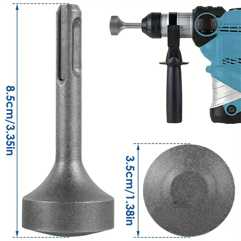 1set Ground Rod Driver 85mm Heavy Duty Steel Drill Bit Driver Wear Resistant Wide Compatibility Ground Rod Bits Socket For Rotar Peaceful Pleasures Health and Wellness